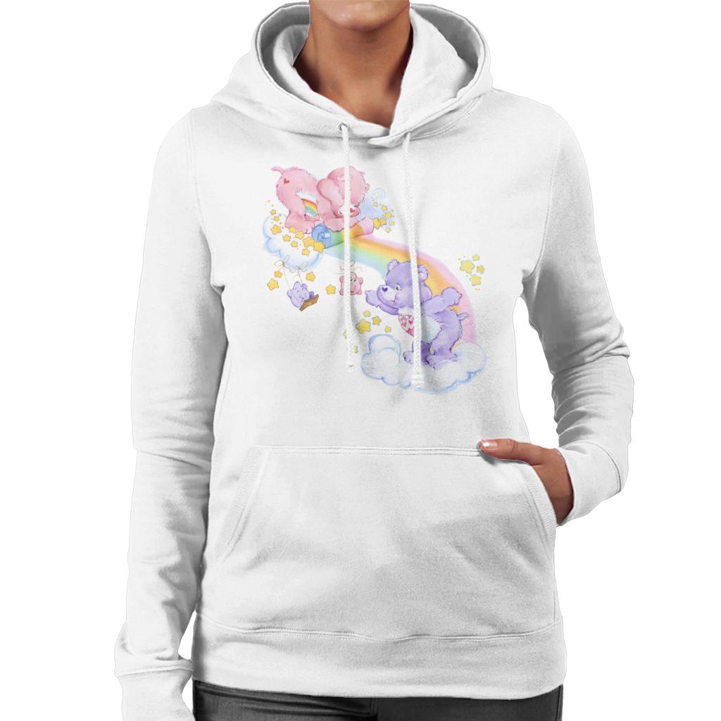 Rainbow hoodie womens best sale