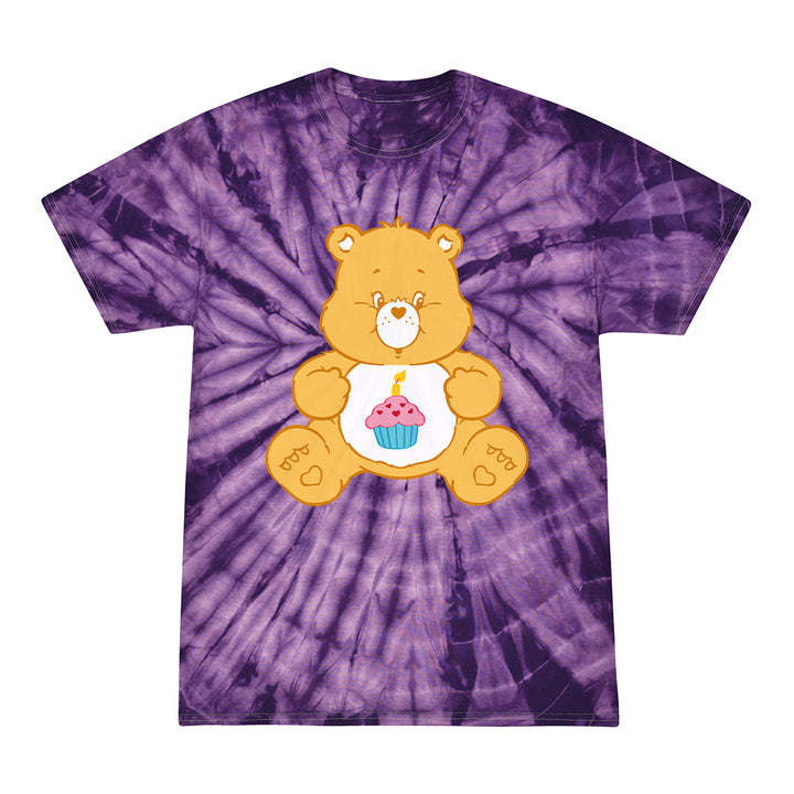 Birthday Bear Tie Dye Kids T-Shirt-Care Bears Store