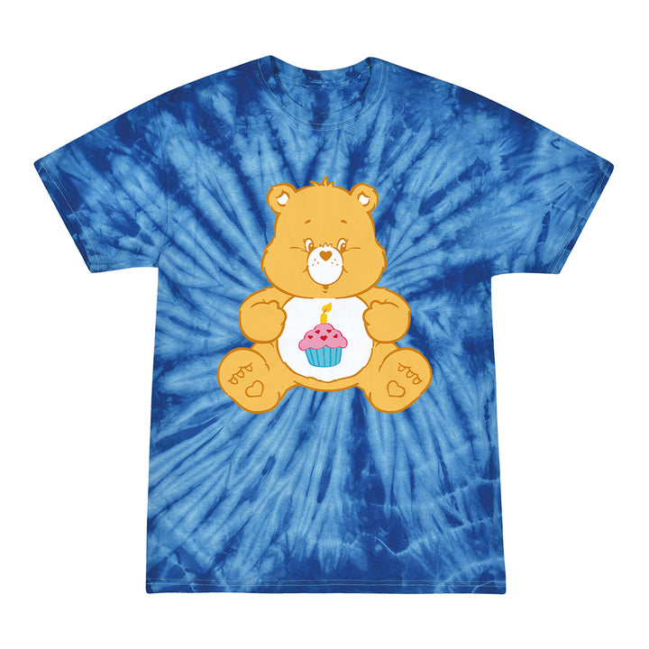 Birthday Bear Tie Dye Kids T-Shirt-Care Bears Store