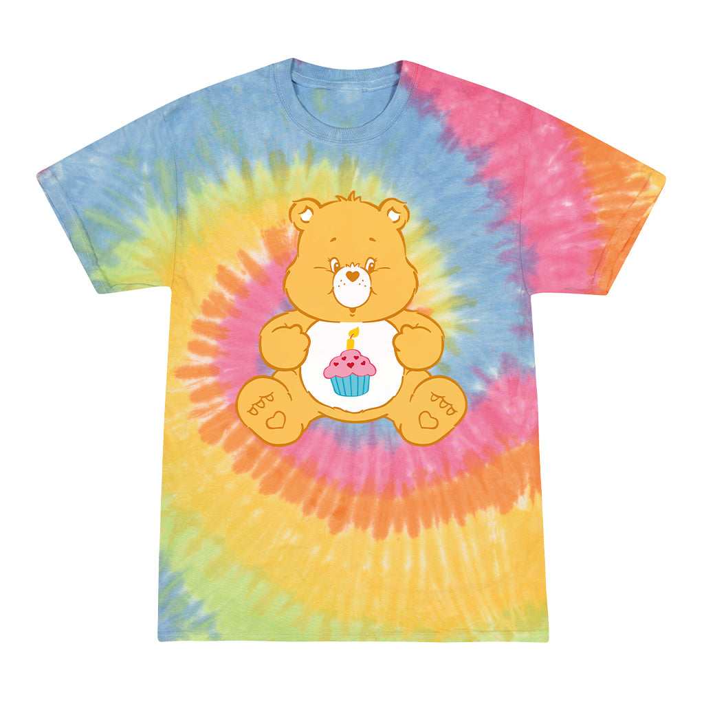 Birthday Bear Tie Dye Kids T-Shirt-Care Bears Store