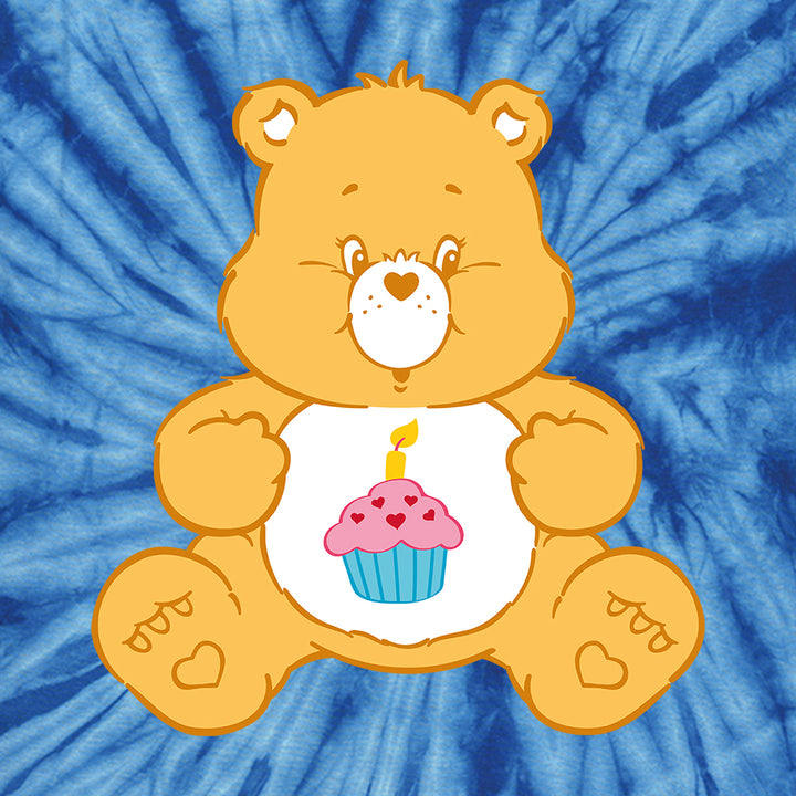 Birthday Bear Tie Dye Kids T-Shirt-Care Bears Store